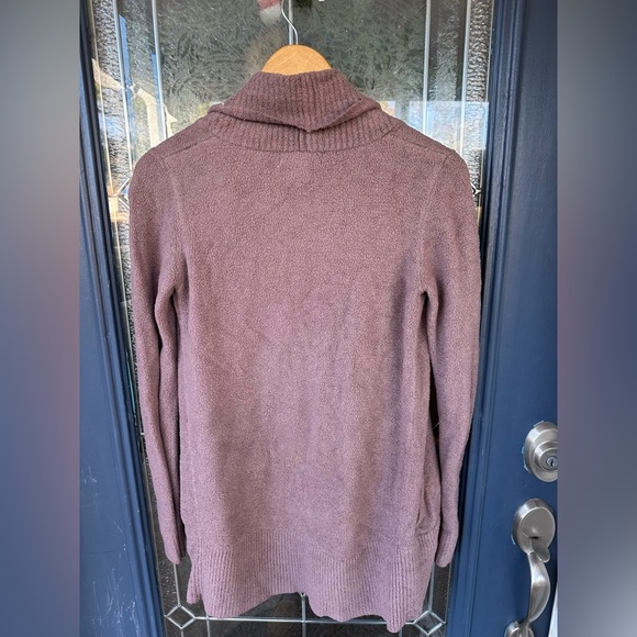 Barefoot dreams cozychic lite xs/s mauve purple cardigan with pockets comfy - Picture 4 of 4